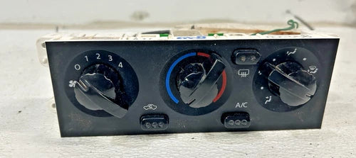 Nissan Frontier Crew Cab XE heater A/C HVAC control panel w cables (2003–2004) – Genuine OEM