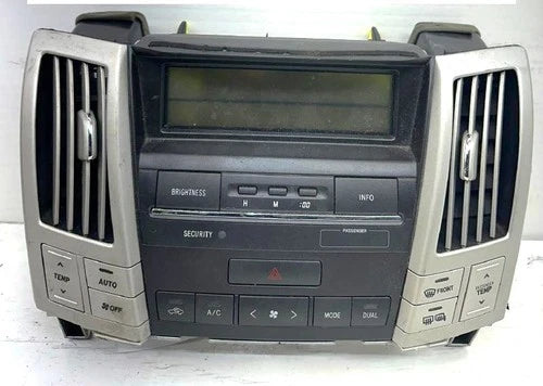 Lexus RX330 RX350 A/C Climate Control Temperature Radio Panel (2004–2009) – Genuine OEM | Ref SKU-5016