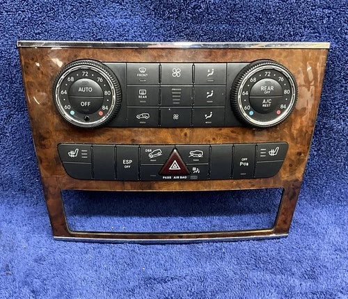 Mercedes GL450 HVAC Climate Control Switch Trim Panel (2007–2012) – Genuine OEM