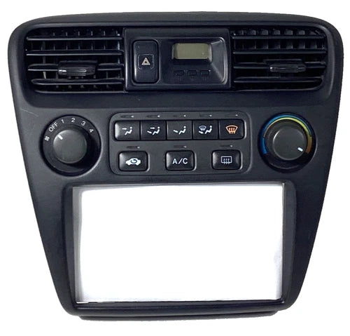1998-02 Honda Accord Climate Control A/C Heater Temperature Radio Bezel Black – Genuine OEM