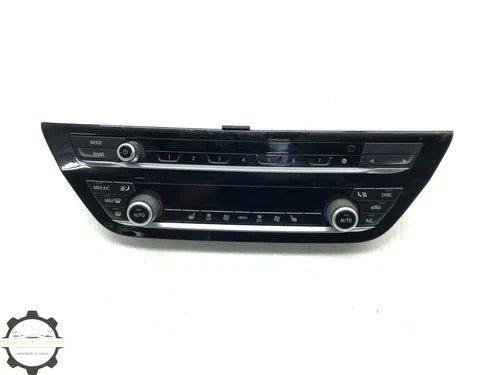 BMW G30 530i 540i Front Radio HVAC Climate Control Switch Panel (2017–2023) – Genuine OEM