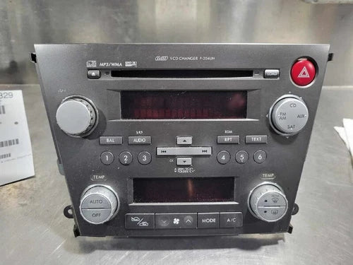 Subaru Legacy Outback Radio HVAC Climate Control Panel 6 CD (2007–2008) – HVAC Replacement Part
