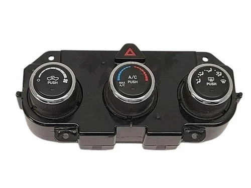 Kia Forte Manual Temperature Control Climate A/C Heater Silver Trim (2010–2013) – Genuine OEM | Ref SKU-8348