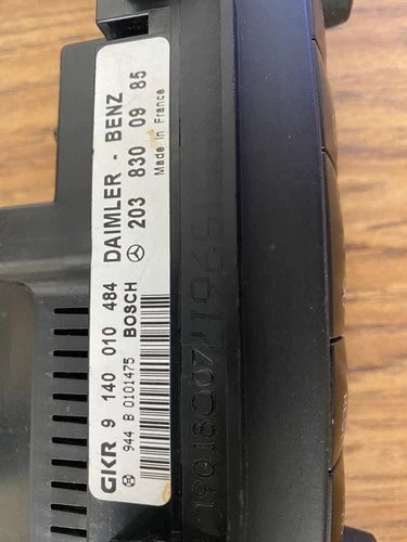 Mercedes C320 CLK350 HVAC Climate Control Switch (2001–2004) – Genuine OEM