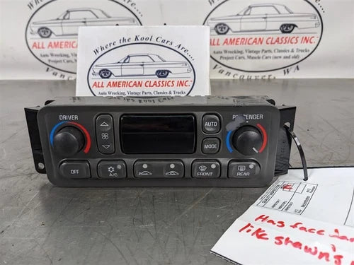 1998-99 C5 Corvette Climate Control Unit, CJ2 - Dead LEDS – Genuine OEM