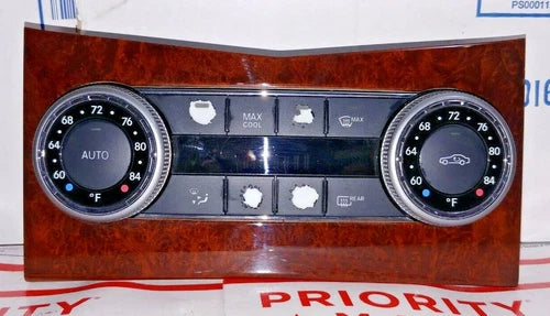Mercedes-Benz C250 C300 Climate Control Panel Temperature Unit BEZEL TRIM (2011) – HVAC Replacement Part