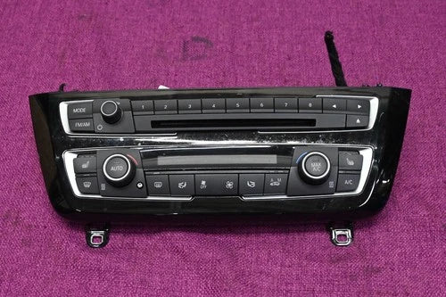 BMW F23 F30 F31 2 3 Series A/C Climate Temperature Radio Control Unit Black – Genuine OEM