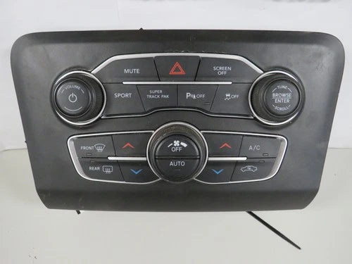 Dodge Charger Front Automatic HVAC Climate Control (2017–2023) – Genuine OEM