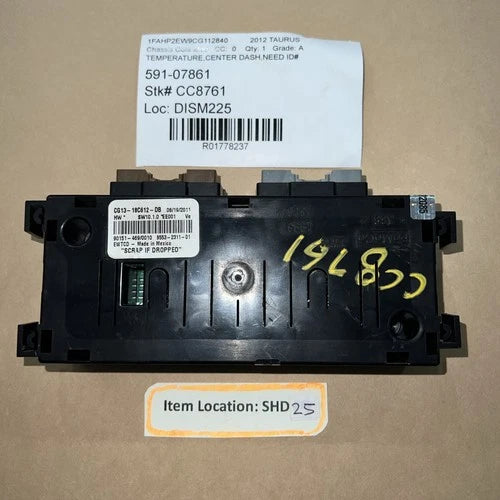 Ford TAURUS Climate Control MODULE (2012) – Genuine OEM
